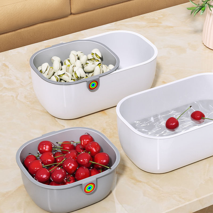 Lisslune | Practical Snack Bowl with 2 Levels