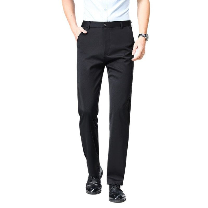 Men's elegant office pants with elastic waistband and breathable material Lisslune