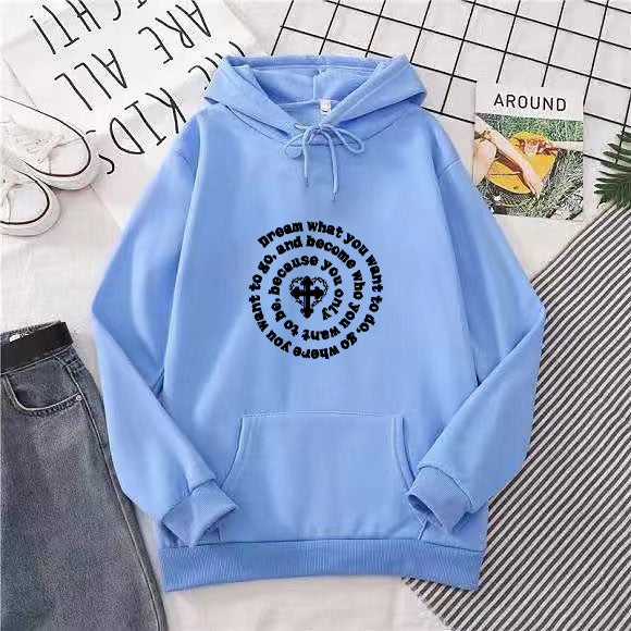 Women's hoodie with inspiring motif Lisslune