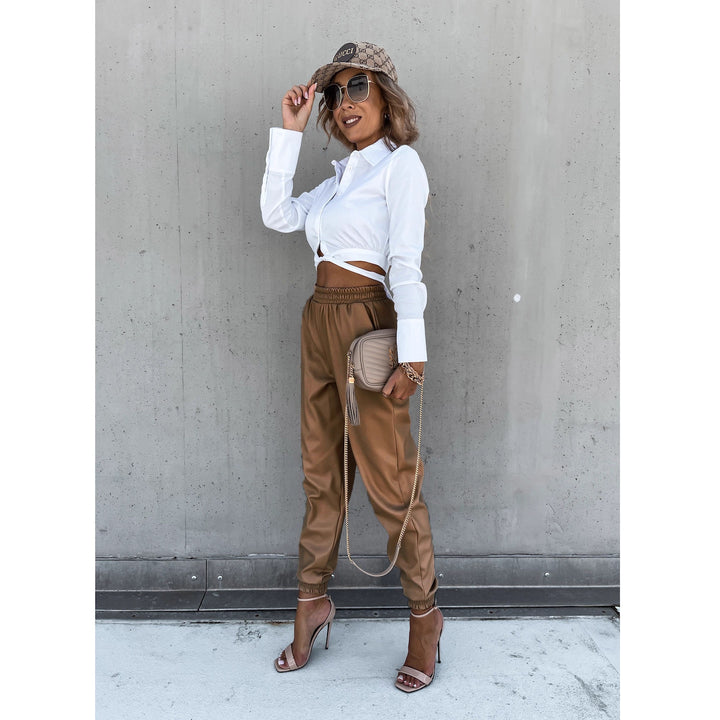 Women's Comfortable Jogging Pants in sporty style with elastic waistband and pockets Lisslune