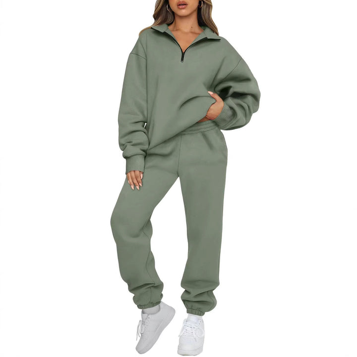 Women's relaxed sweater and jogging pants set Lisslune