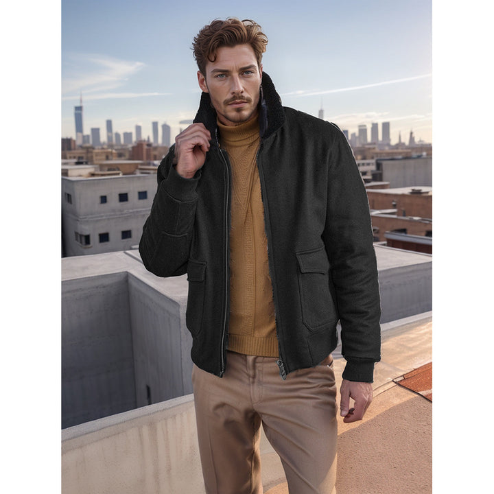 Men's trendy and warm biker jacket Lisslune