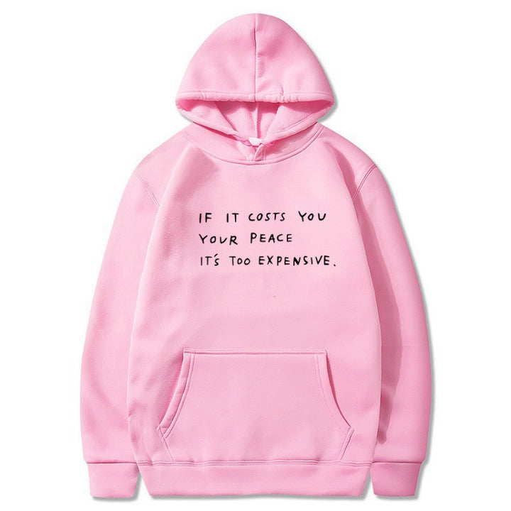 Women's hoodie with inspiring quote and comfortable fit Lisslune