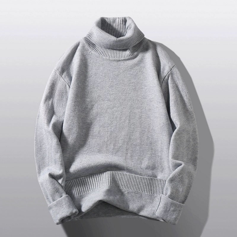 Men's comfortable turtleneck sweater Lisslune
