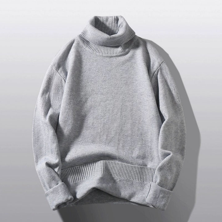 Men's comfortable turtleneck sweater Lisslune