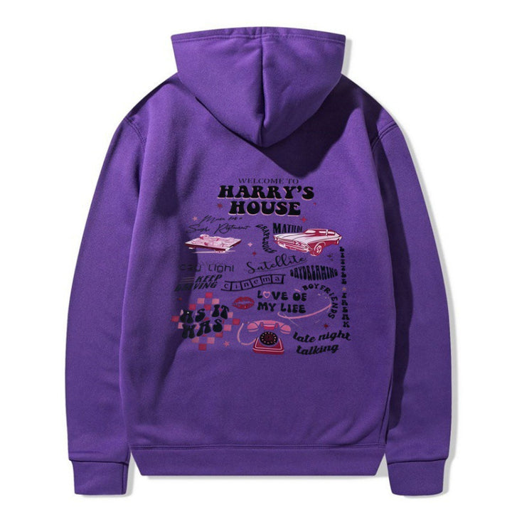 Women's Hooded Sweatshirt with Unique Graphic Design Lisslune