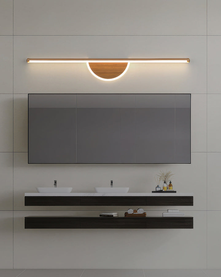 Lisslune | Modern Wall Lamp made of Wooden Arch