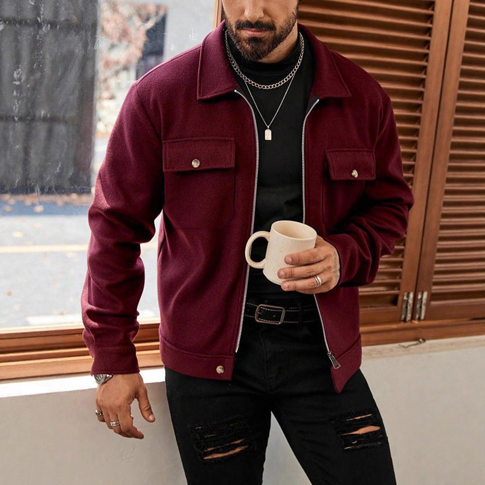 Men's versatile utility jacket with practical pockets and modern design Lisslune