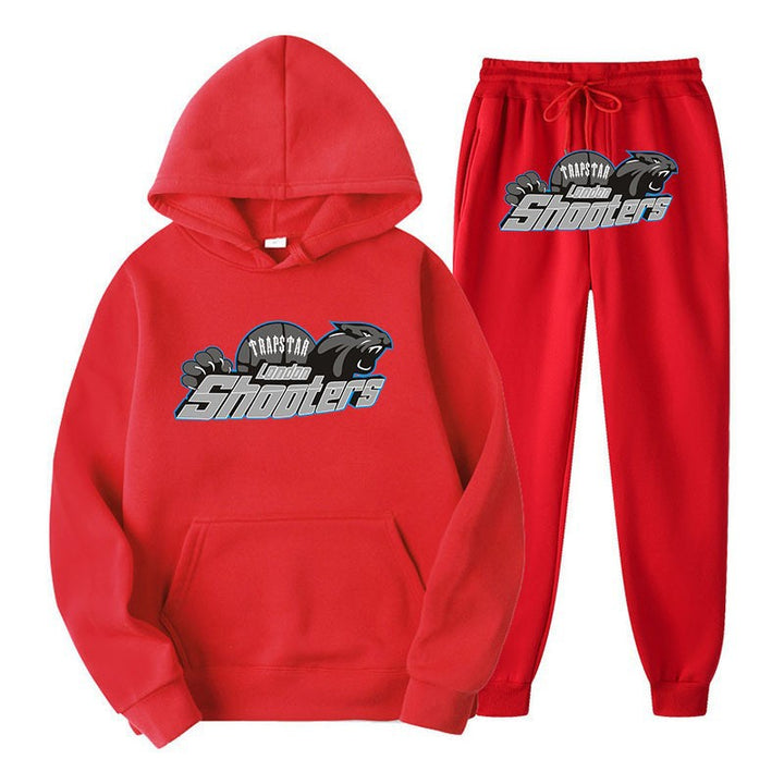 Women's leisure hoodie and jogger set with urban sports design Lisslune