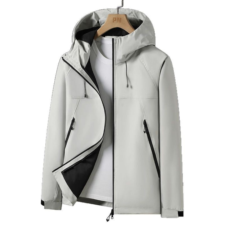 Men's Breathable Weather Jacket with Adjustable Hood Lisslune