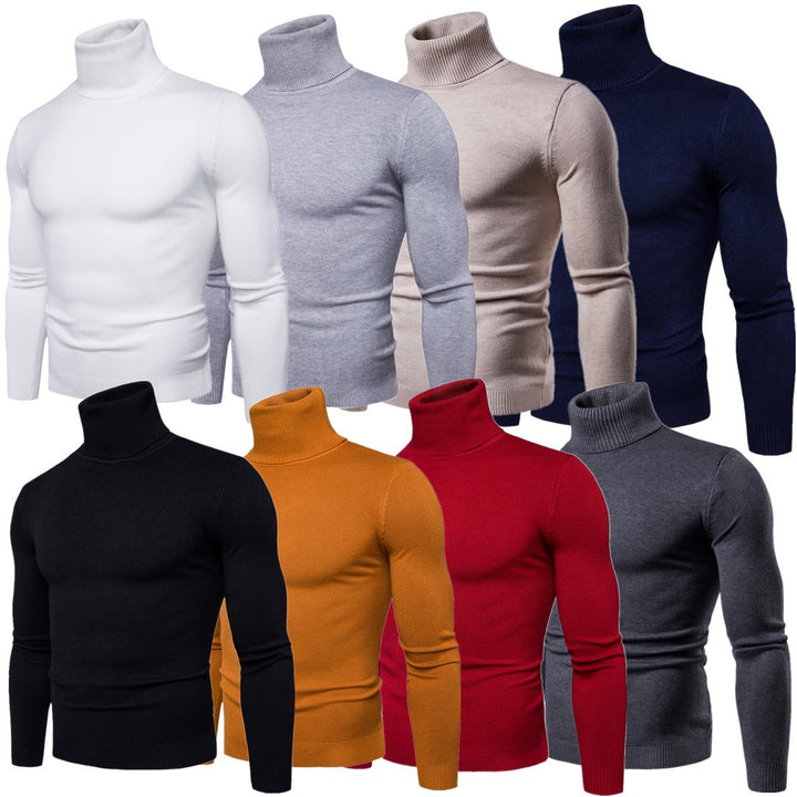 Men's turtleneck sweater made of soft knit Lisslune
