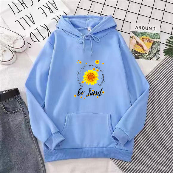 Women's hoodie with inspiring sunflower design Lisslune