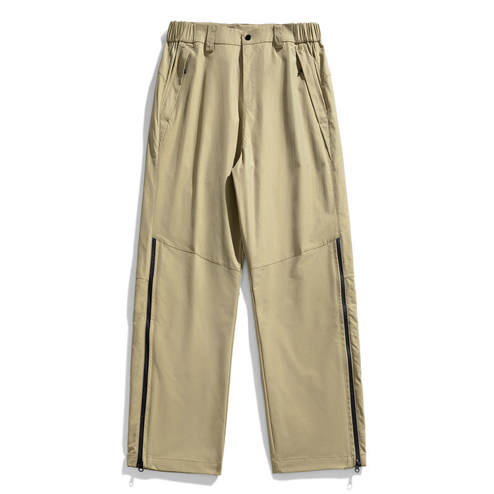 Men's Technical Sports Pants with Elastic Waistband and Practical Pockets Lisslune