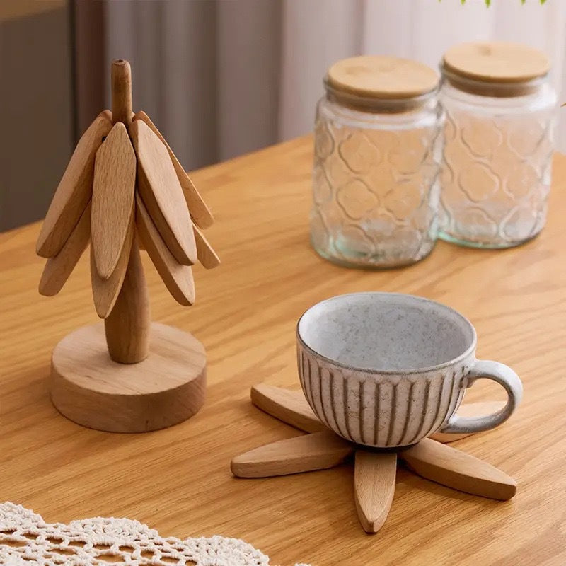 Lisslune | Noble tree coasters in wood look