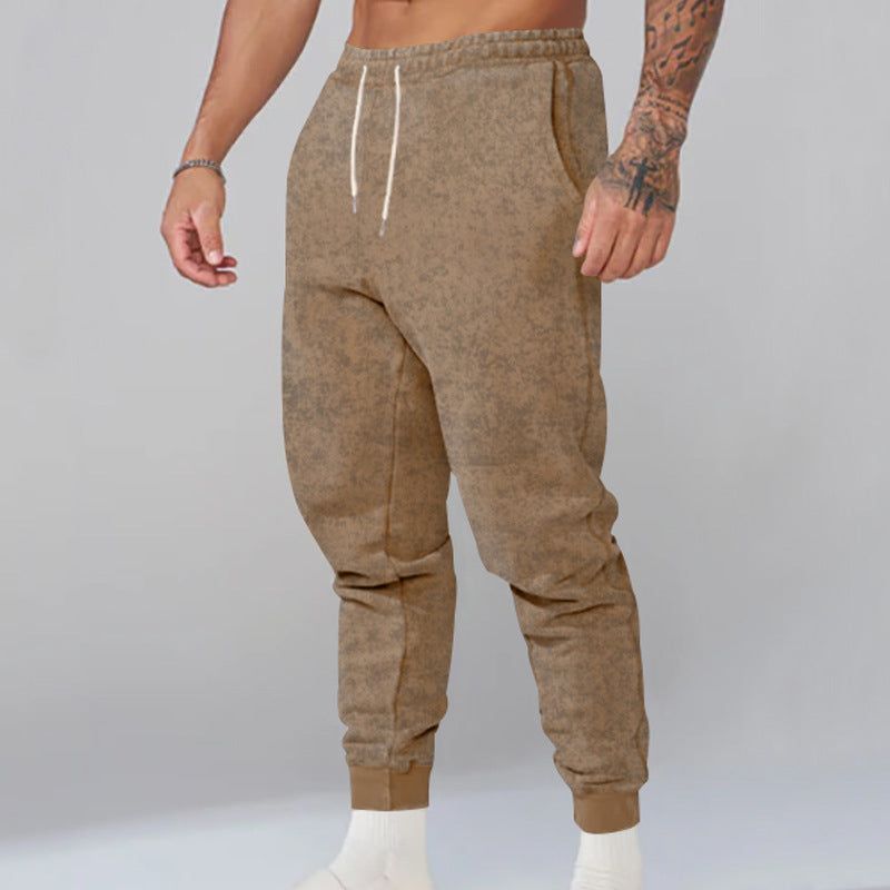 Men's comfortable sweatpants with elastic waistband and sporty style Lisslune