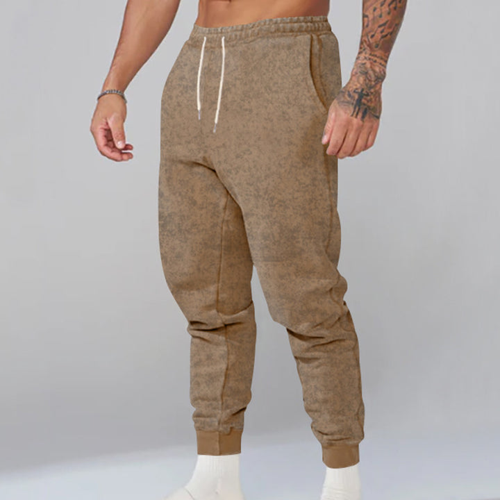 Men's comfortable sweatpants with elastic waistband and sporty style Lisslune