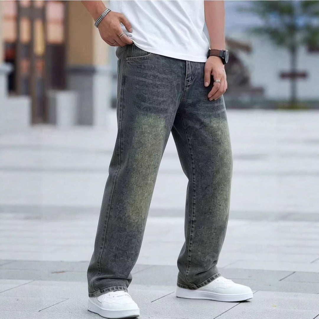 Herren lässige Jeans mit einzigartigem Design Lisslune