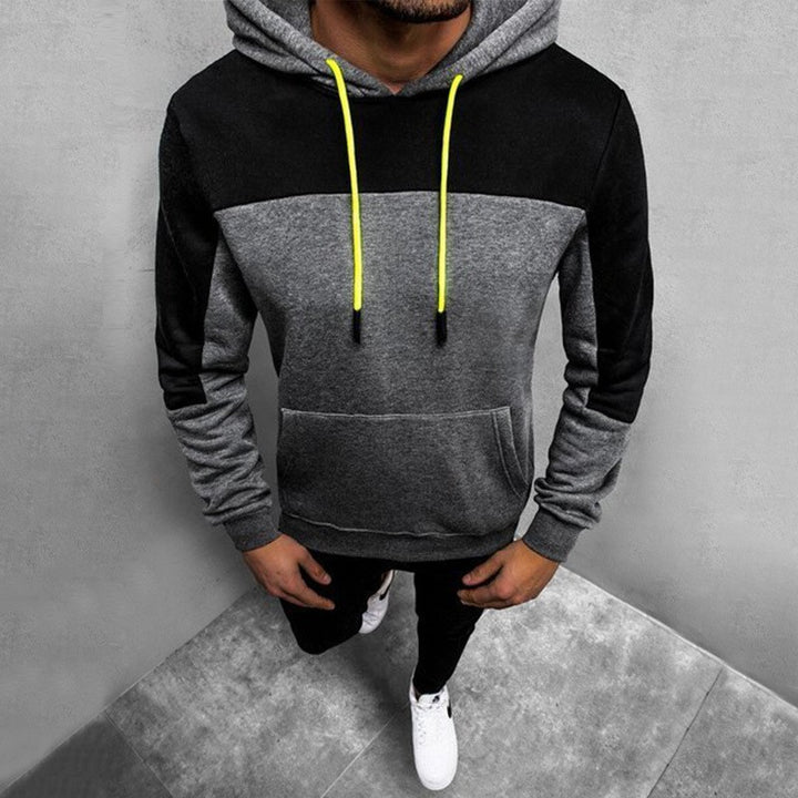 Men's hoodie with contrasting inserts Lisslune