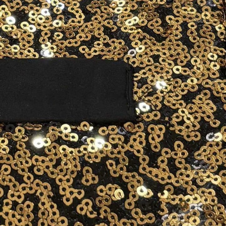 Men's Glittering Holiday Vest Lisslune