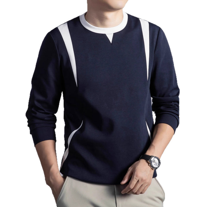 Men's Sporty Sweatshirt with Modern Design Lisslune