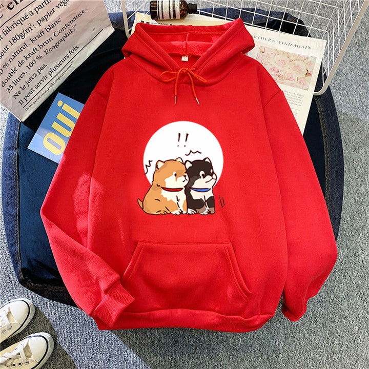 Women's hoodie with cute dog design Lisslune