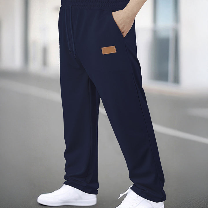Men's Sporty Jogging Pants with Elastic Waistband and Practical Pockets Lisslune