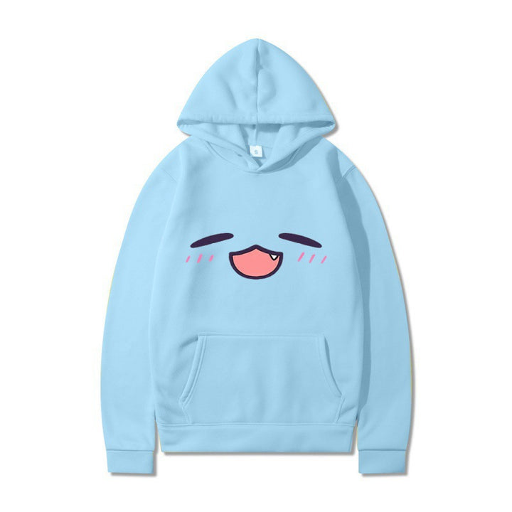 Women's hoodie with cheerful cartoon face and comfortable fit Lisslune