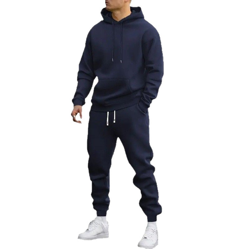 Men's sporty hoodie tracksuit made of high-quality sweat fabric Lisslune