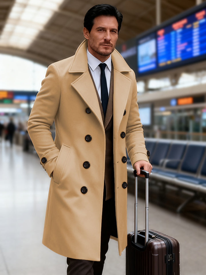 Men's Elegant Double Tunnel Coat Lisslune