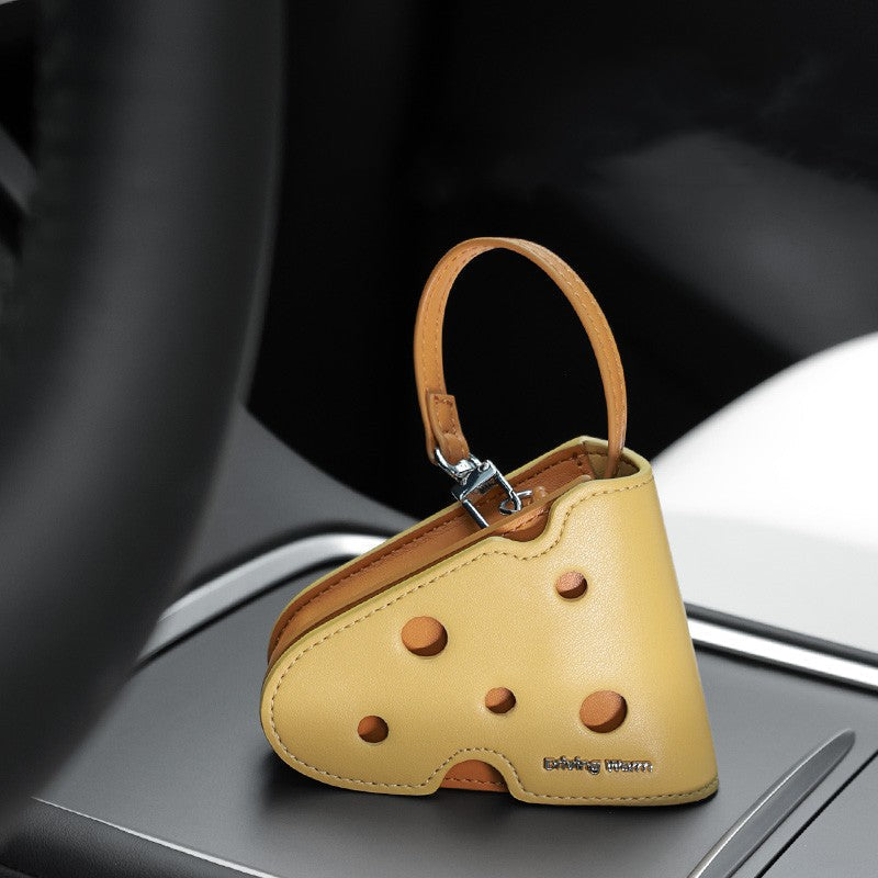 Lisslune | Cute Cheese Keychain Pouch