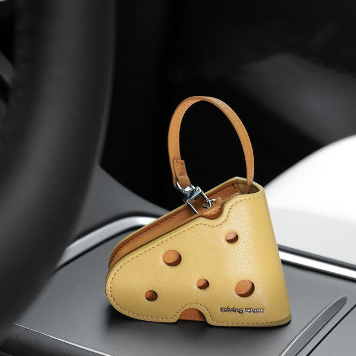 Lisslune | Cute Cheese Keychain Pouch