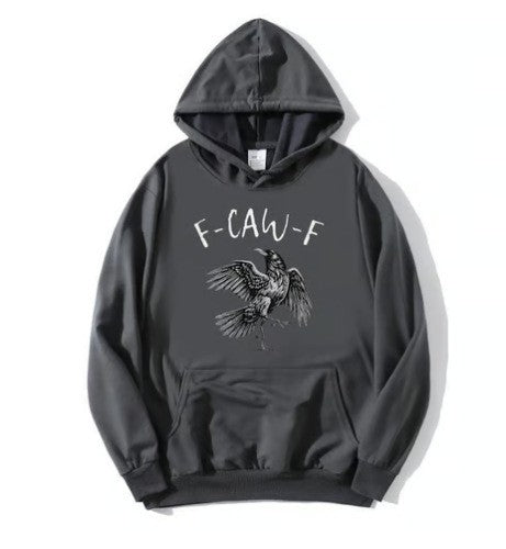 Women's hoodie with creative crow design Lisslune