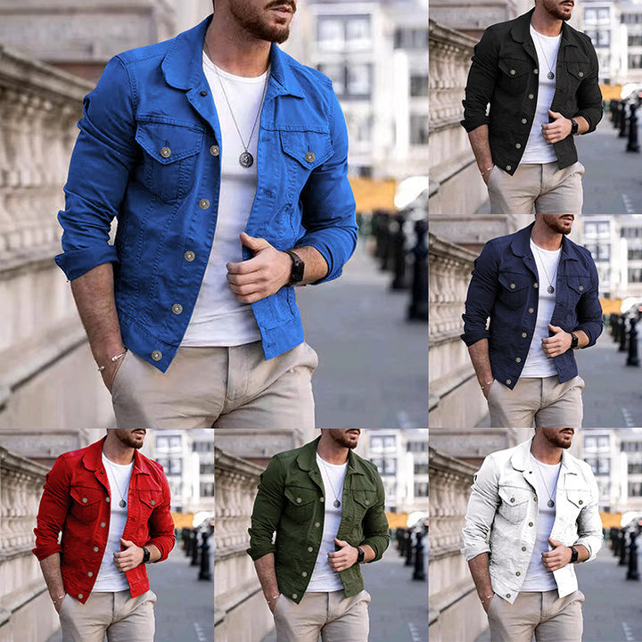 Men's Jeans Jacket Lisslune