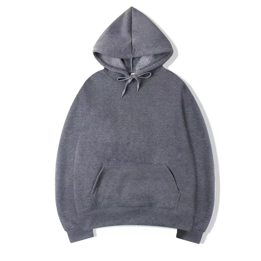 Men's Casual Hoodie with Soft Inner Lining and Practical Kangaroo Pocket Lisslune