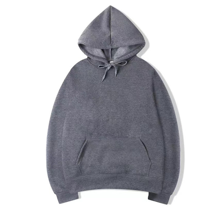 Men's Casual Hoodie with Soft Inner Lining and Practical Kangaroo Pocket Lisslune