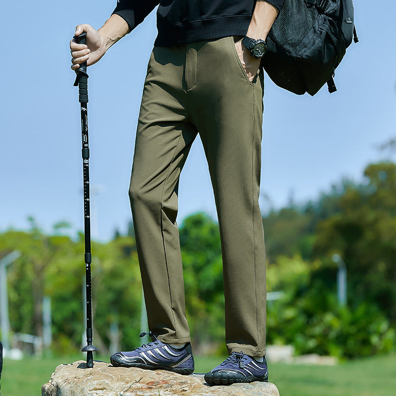 Men's Hiking Pants with Flexible Fit and Water-Repellent Properties Lisslune