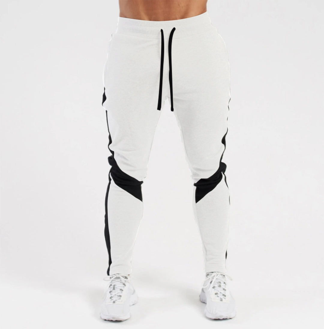 Men's athletic jogging pants with innovative cut and elastic waistband Lisslune