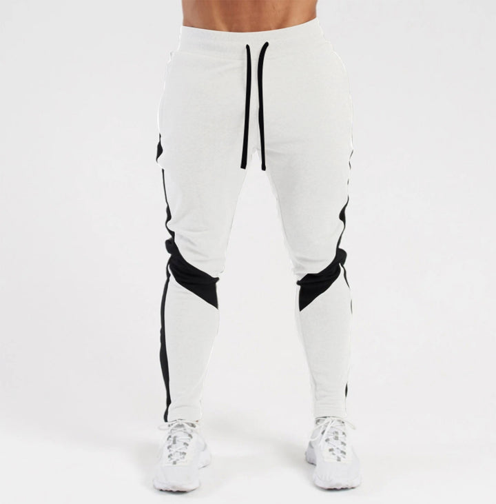 Men's athletic jogging pants with innovative cut and elastic waistband Lisslune