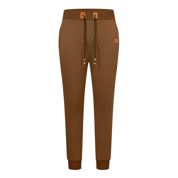 Men's Comfortable Jogging Pants with Adjustable Waist and Side Zipper Pockets Lisslune