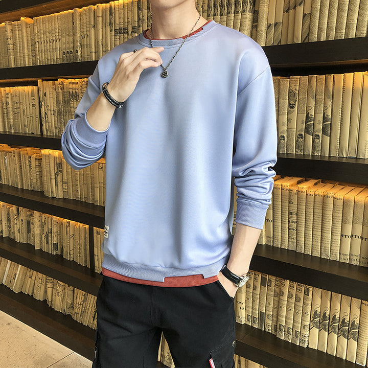 Men's casual sweatshirt with contrasting hem Lisslune