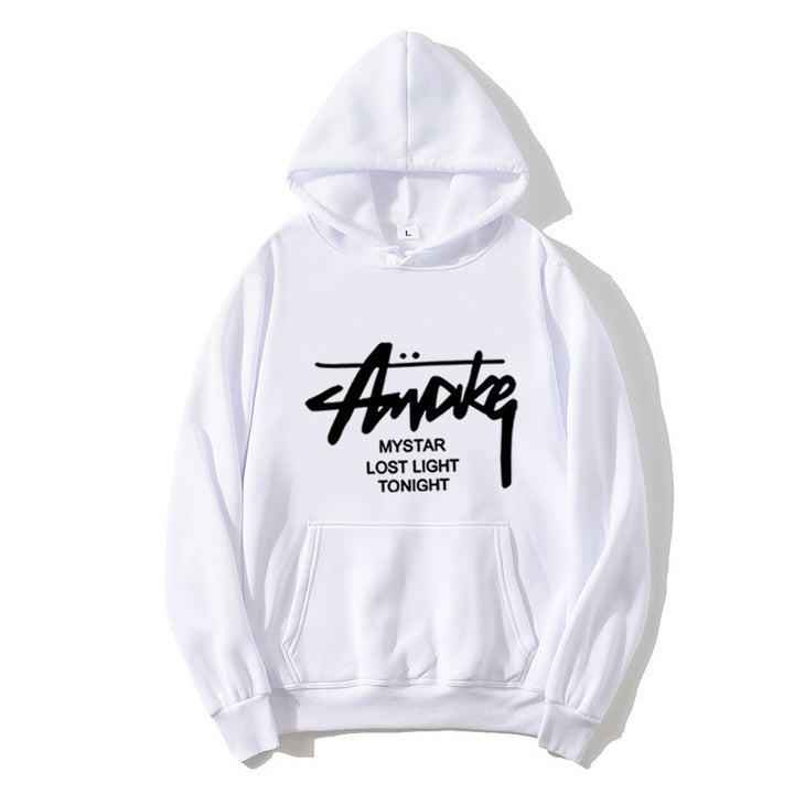 Ladies hoodie with modern lettering Lisslune