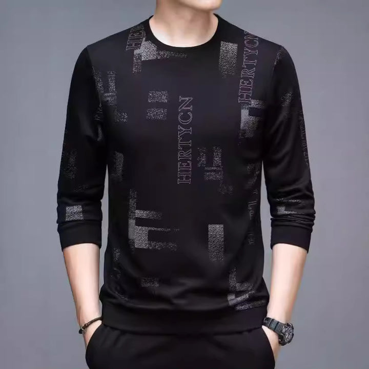 Men's stylish sweatshirt with trendy graphic print Lisslune