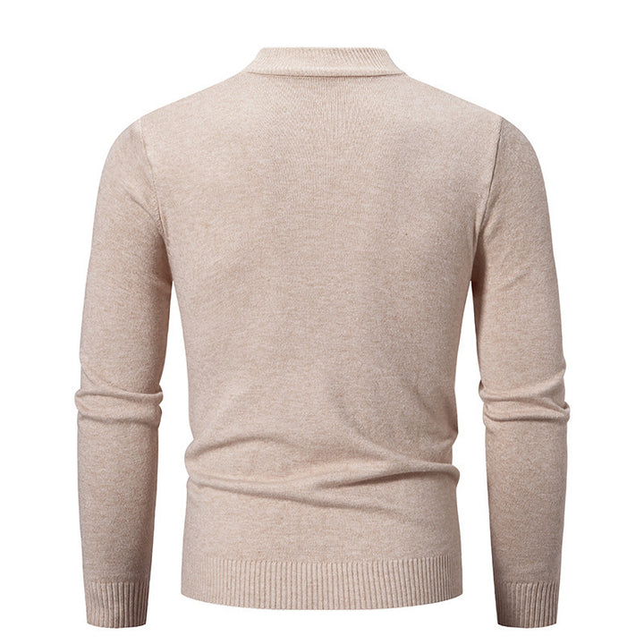 Men's trendy turtleneck sweater made of fine knit quality Lisslune
