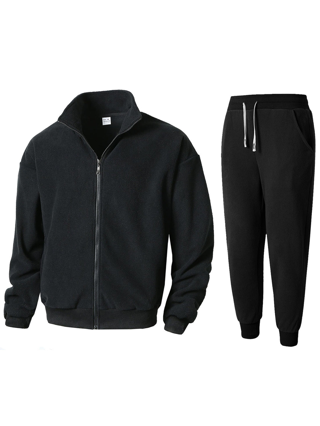 Men's Fleece Jacket and Jogging Pants Set Lisslune