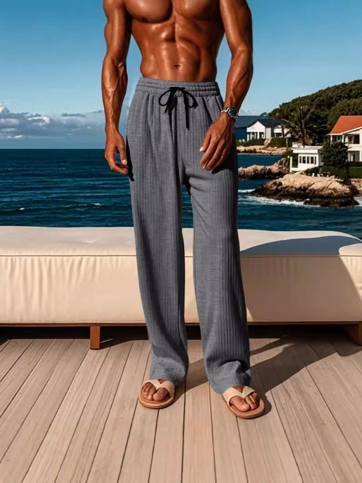 Men's casual striped leisure pants Lisslune