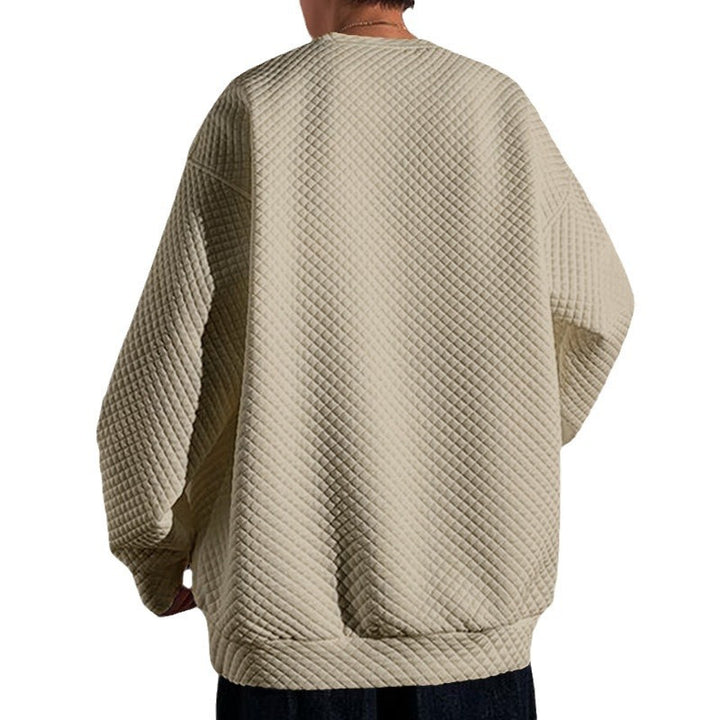 Men's sweatshirt with textured design Lisslune