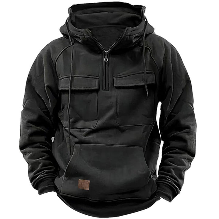 Men's Functional Hoodie with Practical Pockets Lisslune