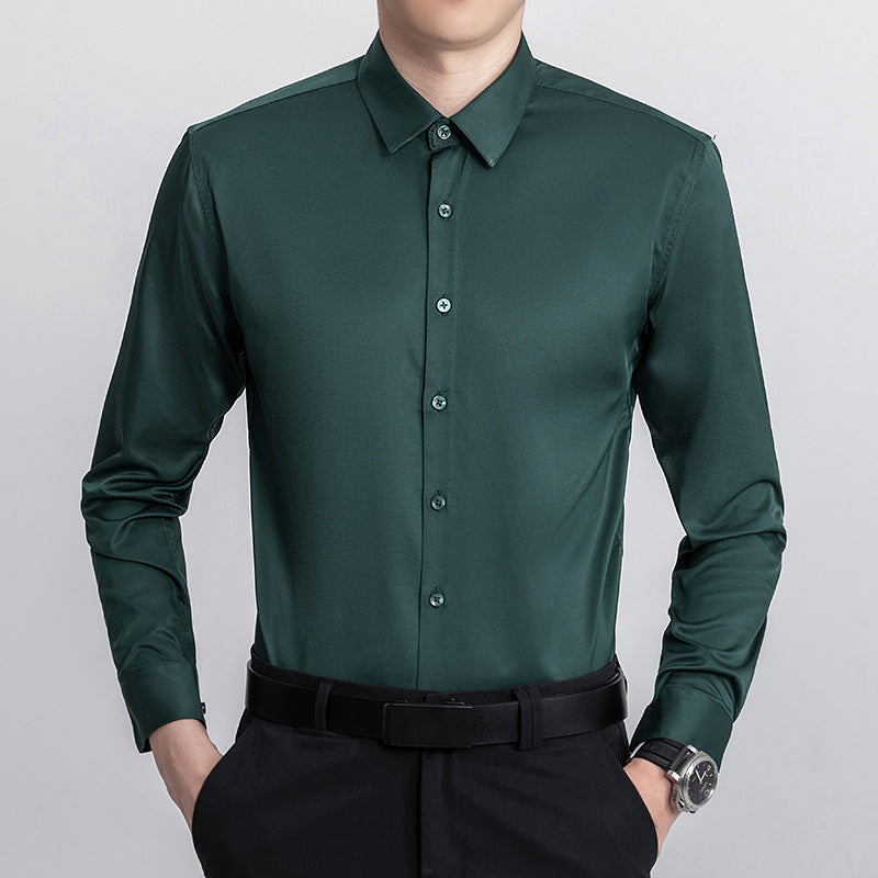 Men's Elegant Long Sleeve Shirt made of Breathable Material Lisslune