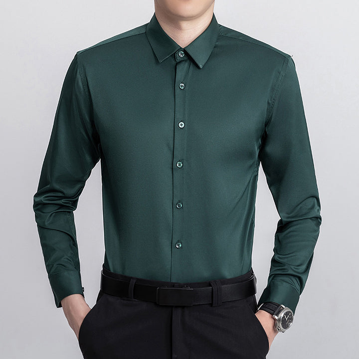 Men's Elegant Long Sleeve Shirt made of Breathable Material Lisslune