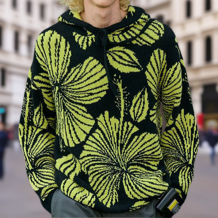 Unisex hoodie with unique floral design Lisslune